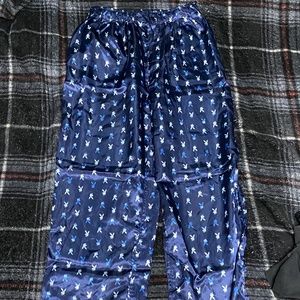 Playboy Bunny Print Silky Pajama Pants Medium